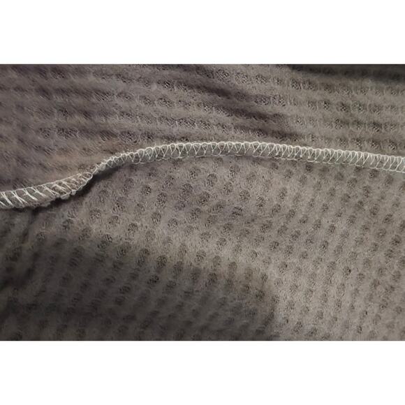 Bibi Mocha Brushed Waffle Top Size Small 3/4 Length Sleeves - Picture 5 of 12